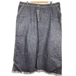 Jones NY Jean's Maxi Denim Skirt 22W
